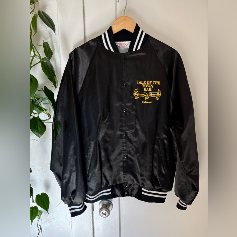 Lightweight Bomber Jacket in Black
